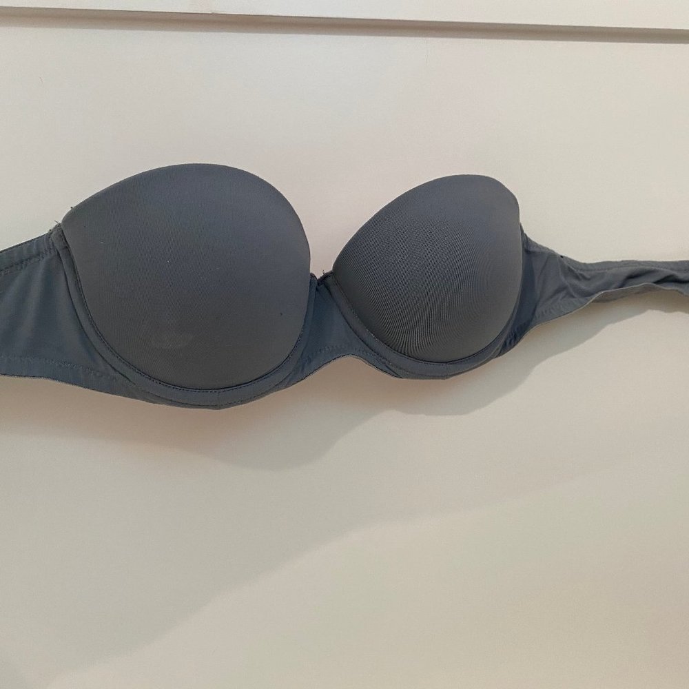 Grey Strapless Push Up Bra PINK/Victoria's Secret